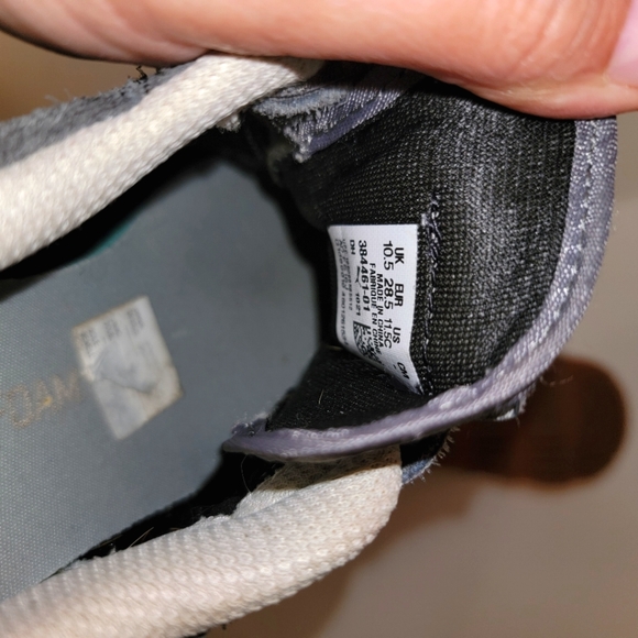 *SOLD* Vans Ward Hi High Top Off The Wall Triple Black Sneakers Size 10.5 W/9 M - Picture 7 of 8